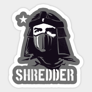 Shredder Propaganda Sticker